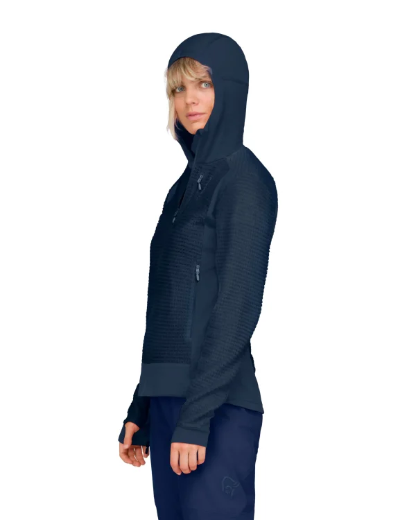 Discount Falketind Alpha120 Zip Hood W's Damen Jacken/Tops