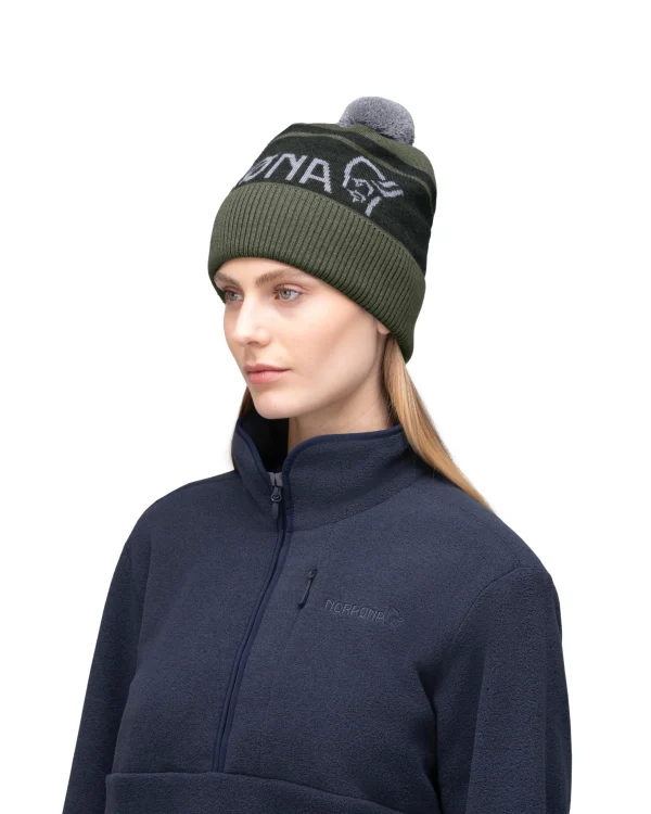 Clearance /29 Heavy MerinoUll Logo Beanie Damen/Herren Kopfbedeckungen | Kopfbedeckungen