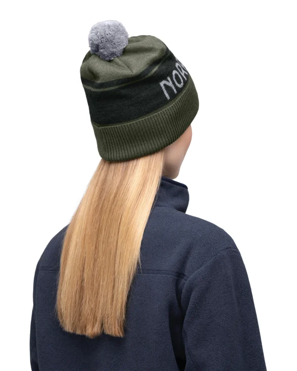 Clearance /29 Heavy MerinoUll Logo Beanie Damen/Herren Kopfbedeckungen | Kopfbedeckungen