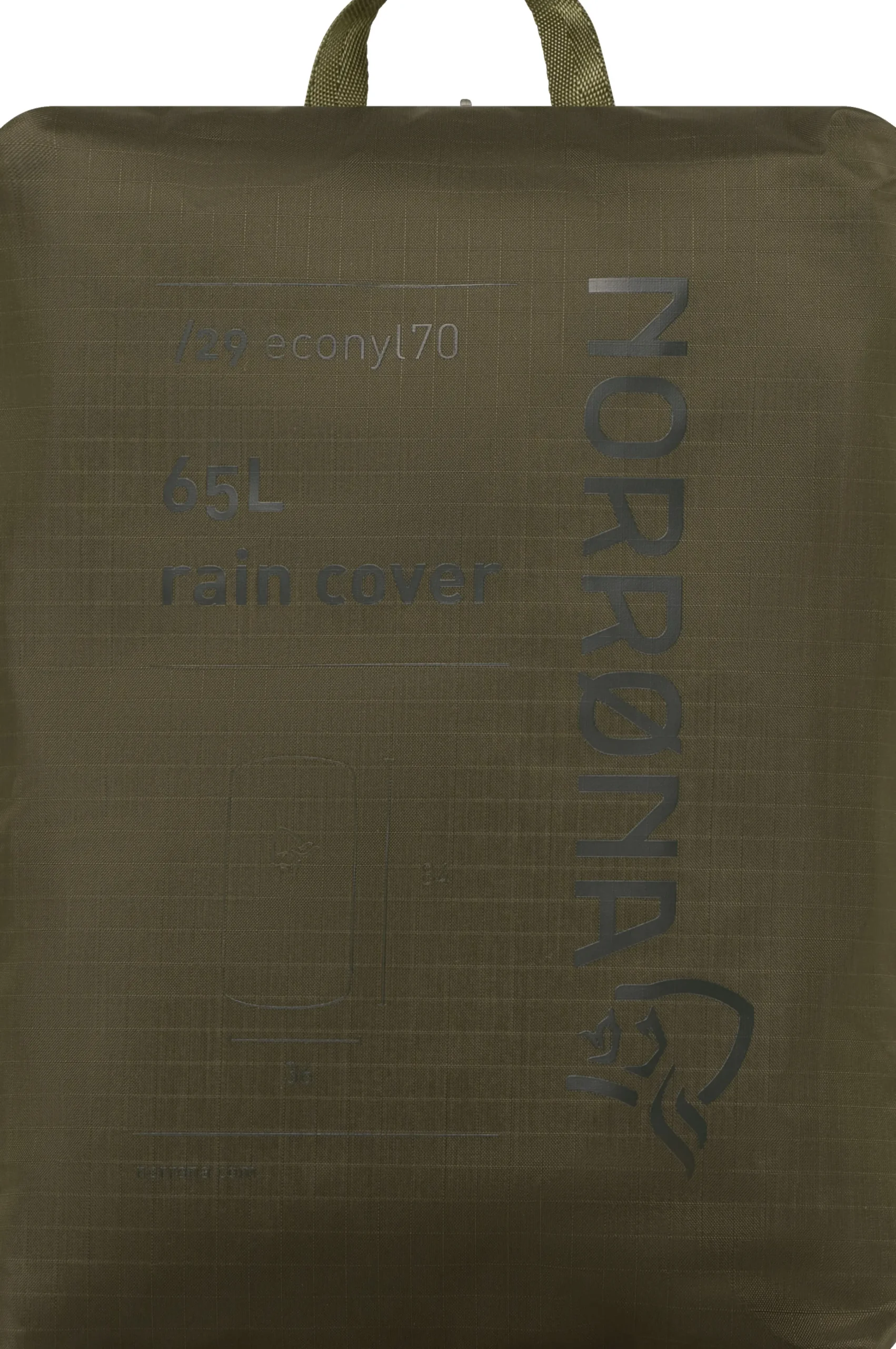 norrna_econyl_l_rain_cove_2-1.webp Fashion Econyl70 65L Rain Cover Unisex Damen/Herren Rucksäcke | Zubehör