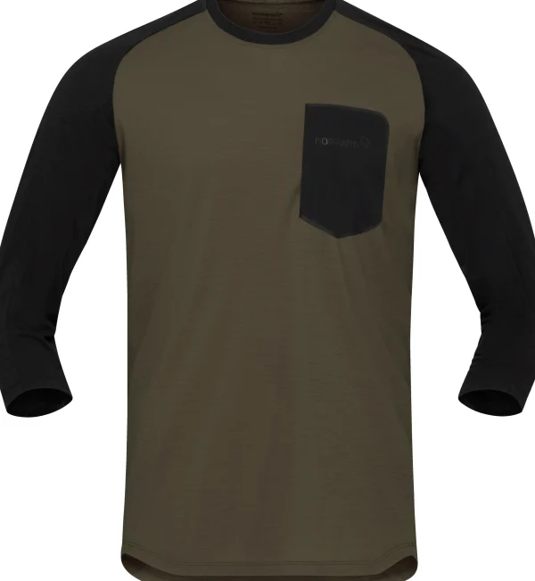 Best Sale Skibotn Equaliser Merino 3/4 T-shirt M's Herren T-Shirts/Lange Ärmel