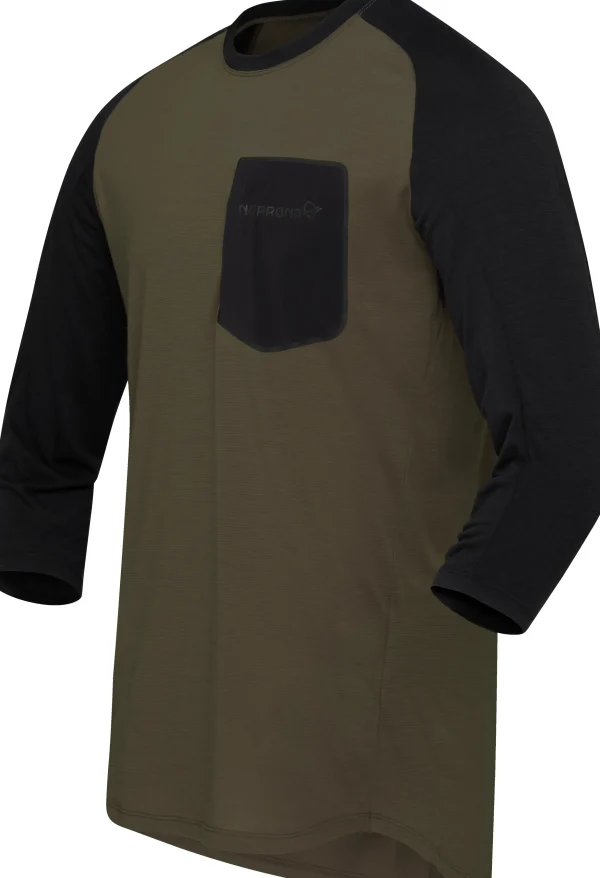 Best Sale Skibotn Equaliser Merino 3/4 T-shirt M's Herren T-Shirts/Lange Ärmel